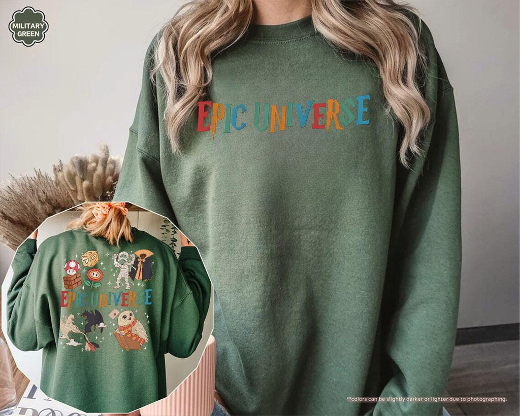 Epic Universe Hoodie, Universe Park Trip Sweatshirt, Epic Universe Matching Sweaters, Orlando Park Epic Universe Outfit, Epic Universe Trip