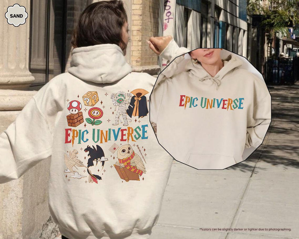 Epic Universe Hoodie, Universe Park Trip Sweatshirt, Epic Universe Matching Sweaters, Orlando Park Epic Universe Outfit, Epic Universe Trip