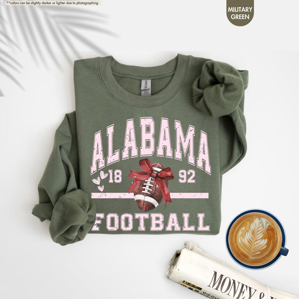 Alabama Football Sweatshirt, Game Day Football Hoodie, Alabama Lover Gift, Alabama Football Hoodie, Alabama Gameday Outfit, Touchdown Season