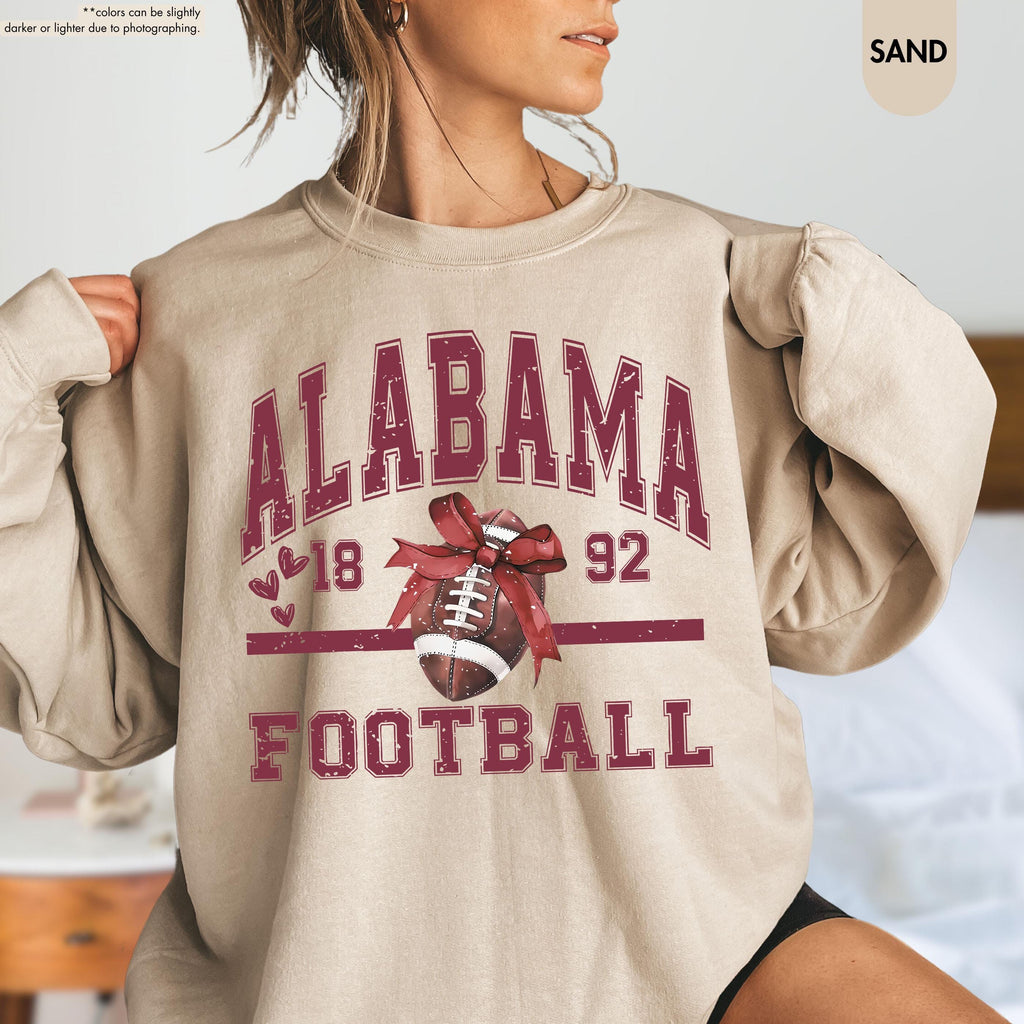 Alabama Football Sweatshirt, Game Day Football Hoodie, Alabama Lover Gift, Alabama Football Hoodie, Alabama Gameday Outfit, Touchdown Season