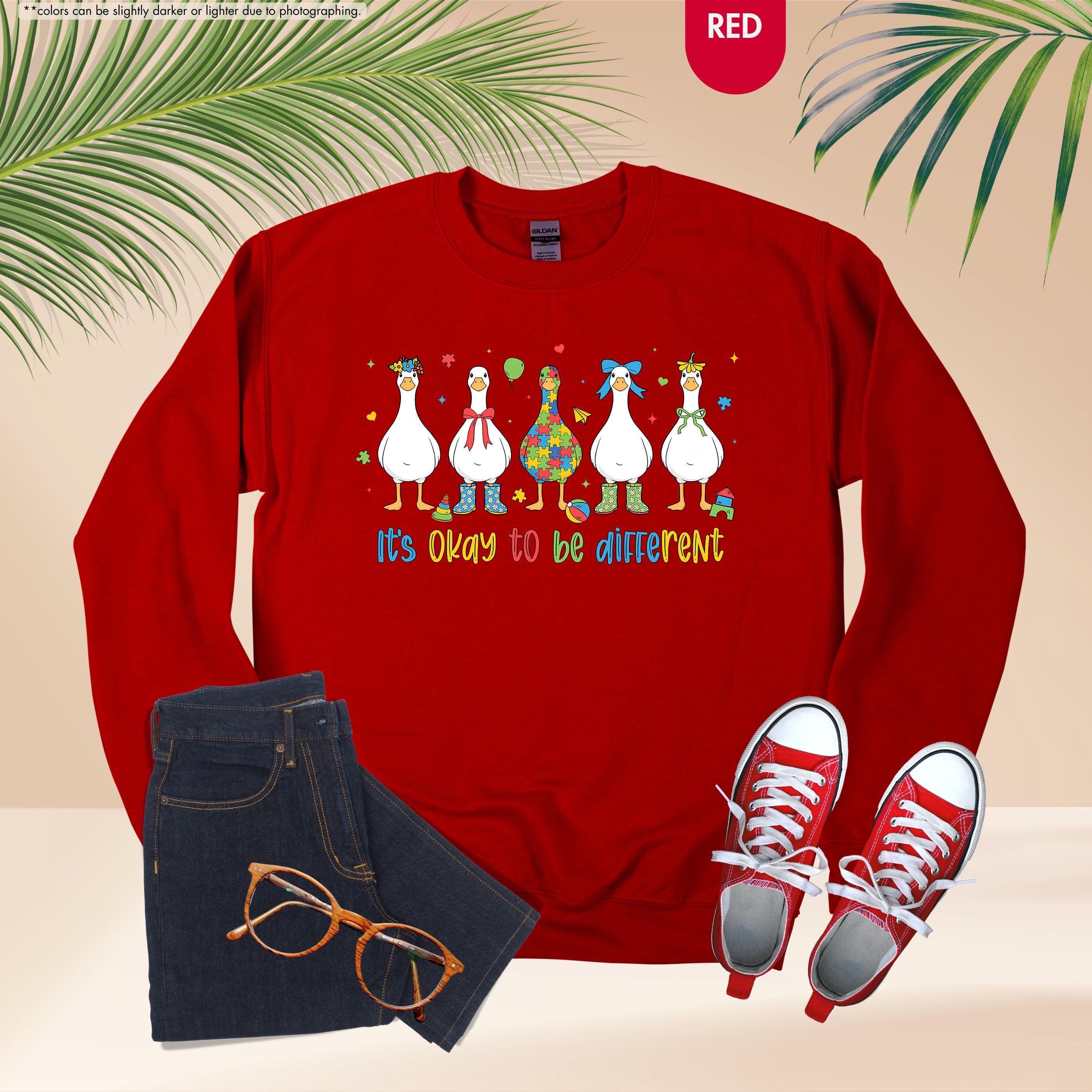 Autism Sweatshirt, It’s Ok To Be Different Sweater, Autism Mom Gift, Autism Teacher Gift, Neurodiversity Sweater, Special Education Teacher