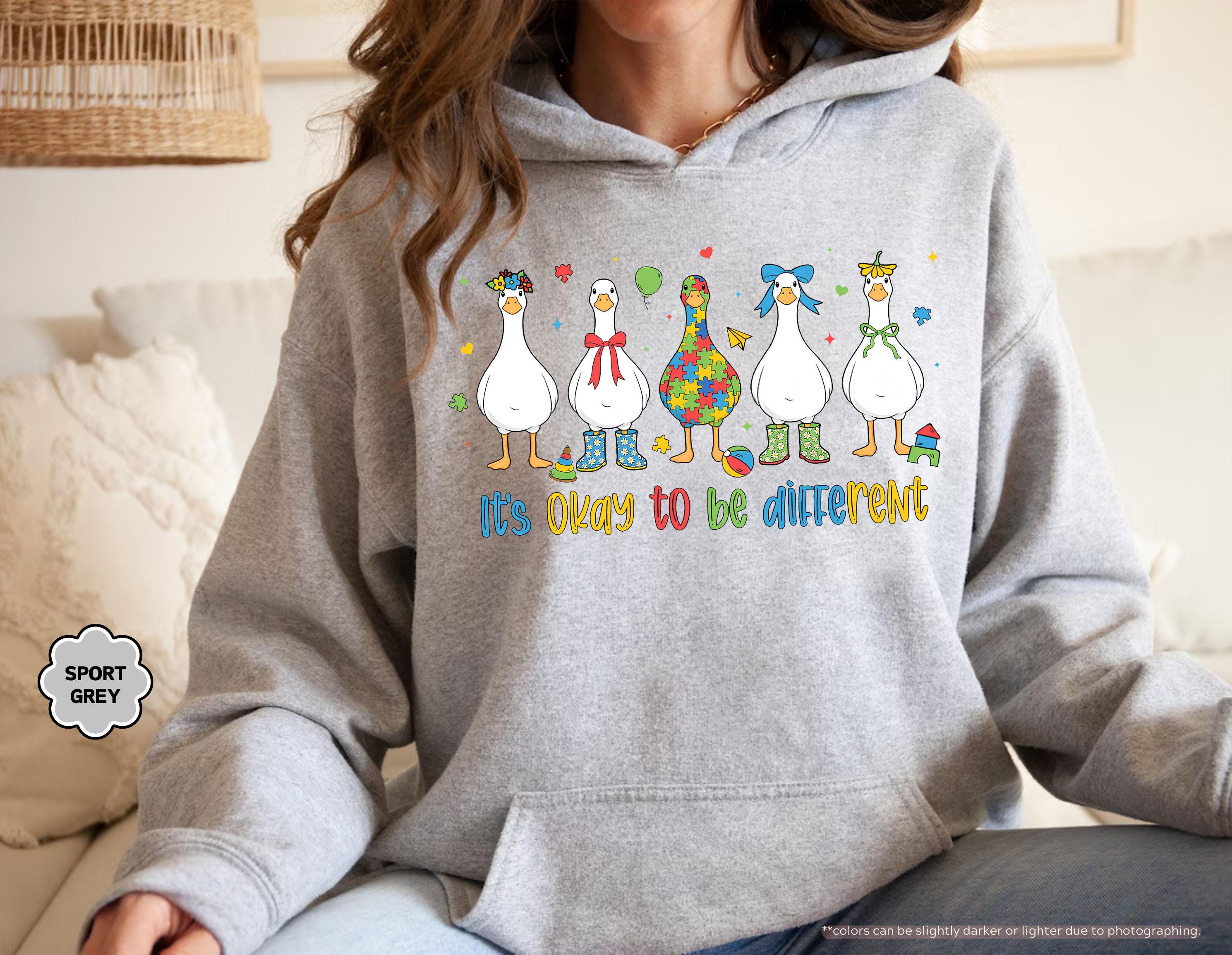 Autism Sweatshirt, It’s Ok To Be Different Sweater, Autism Mom Gift, Autism Teacher Gift, Neurodiversity Sweater, Special Education Teacher