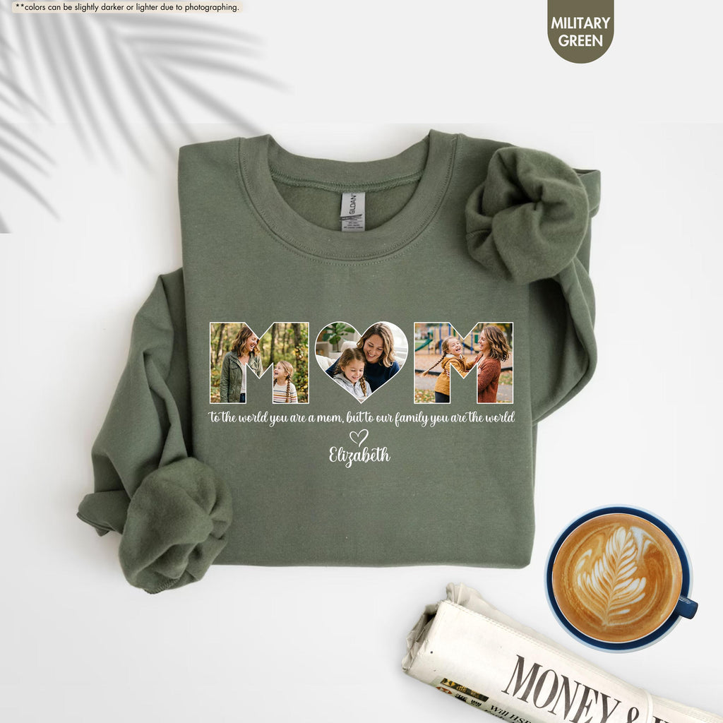 Personalized Mom Sweatshirt, Mom Sweatshirt with Kid Name, Mama Crewneck, Custom Mom Hoodie, Mothers Day Gift, Custom Mom Gift, Mom Sweater