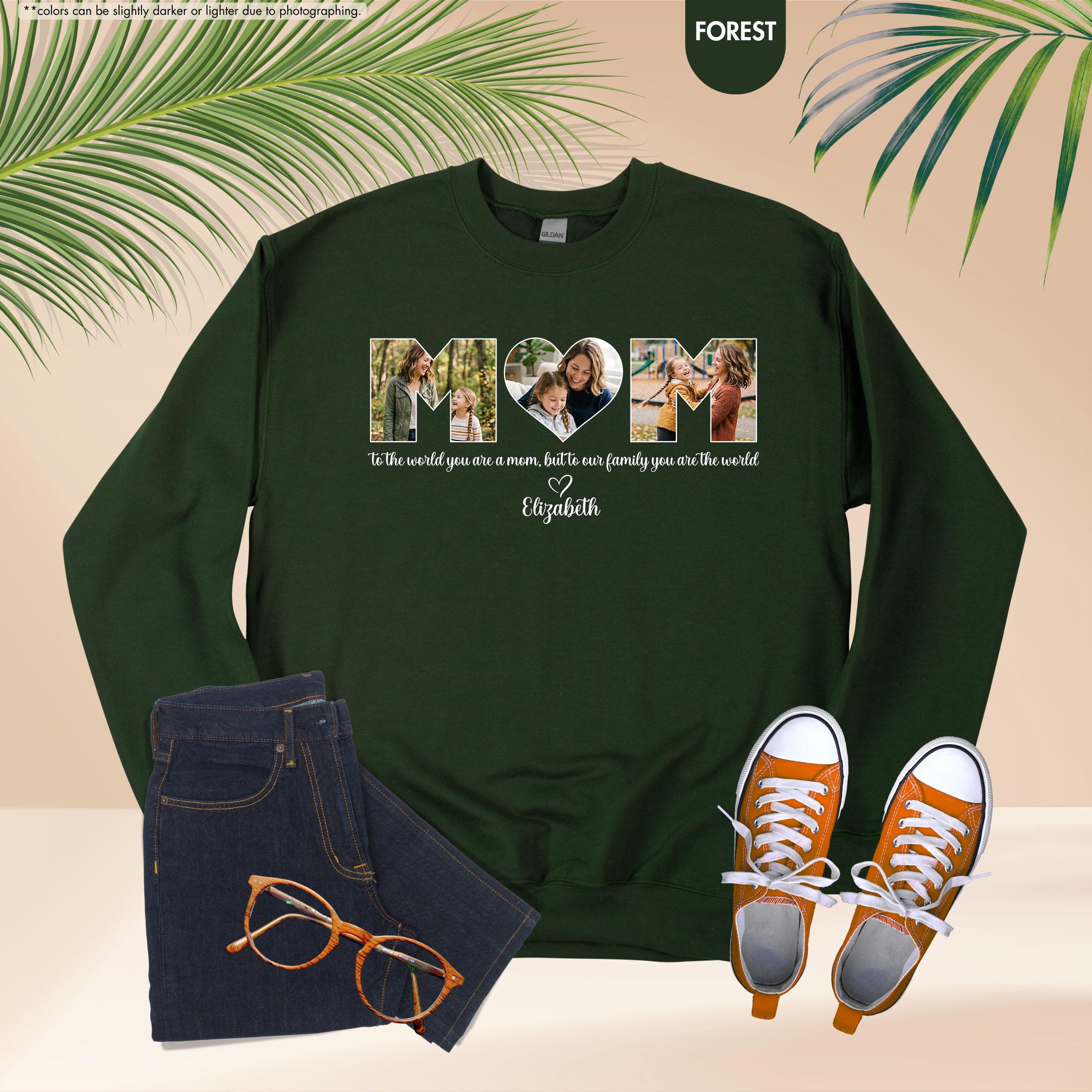 Personalized Mom Sweatshirt, Mom Sweatshirt with Kid Name, Mama Crewneck, Custom Mom Hoodie, Mothers Day Gift, Custom Mom Gift, Mom Sweater