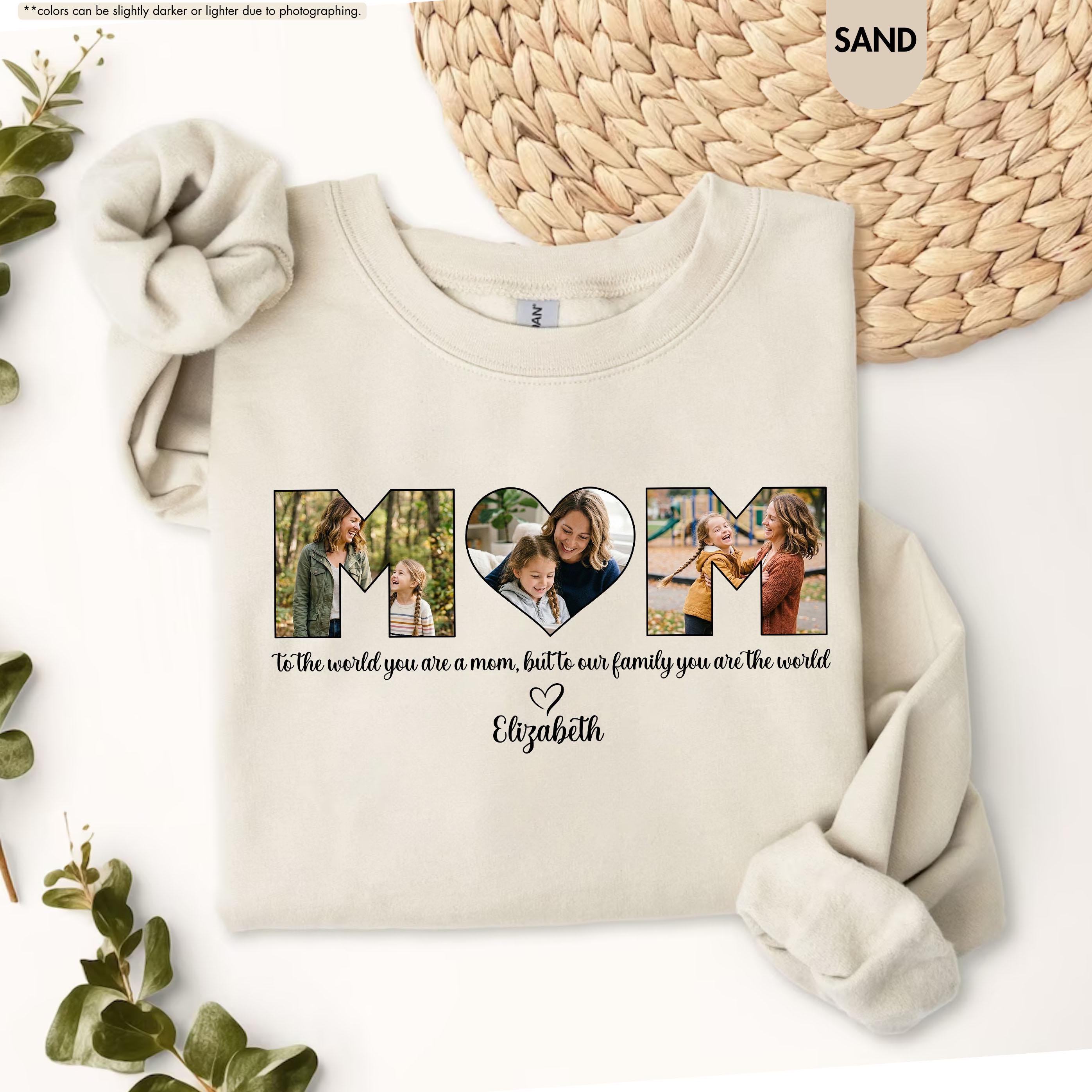 Personalized Mom Sweatshirt, Mom Sweatshirt with Kid Name, Mama Crewneck, Custom Mom Hoodie, Mothers Day Gift, Custom Mom Gift, Mom Sweater