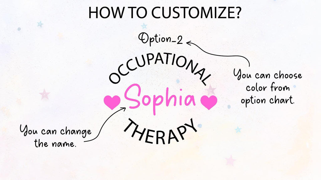 Custom Occupational Therapy Sweatshirt, Pediatric OT Hoodie with Name, Occupational Therapist Crewneck, Future OT Therapist Graduation Gift