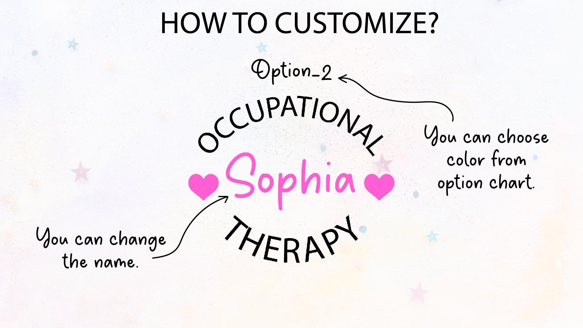 Custom Occupational Therapy Sweatshirt, Pediatric OT Hoodie with Name, Occupational Therapist Crewneck, Future OT Therapist Graduation Gift