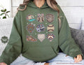 Baseball Sweatshirt, Coquette Baseball Bow Hoodie, Game Day Crewneck, Baseball Mom Gift, Baseball Fan Apparel, Baseball Season Sweatshirt