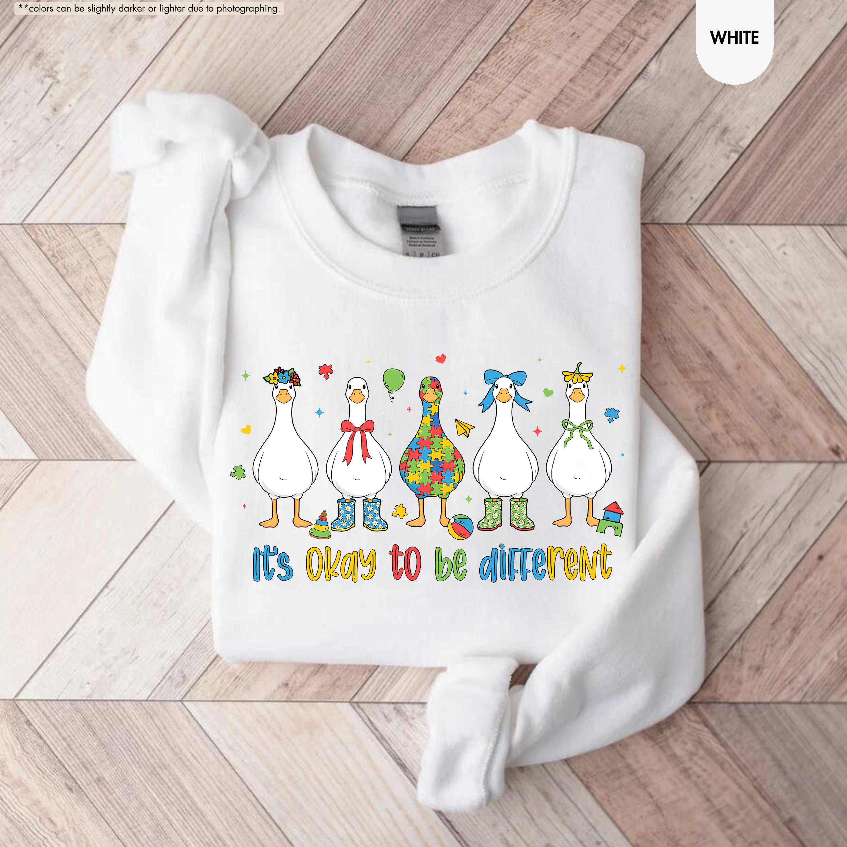 Autism Sweatshirt, It’s Ok To Be Different Sweater, Autism Mom Gift, Autism Teacher Gift, Neurodiversity Sweater, Special Education Teacher