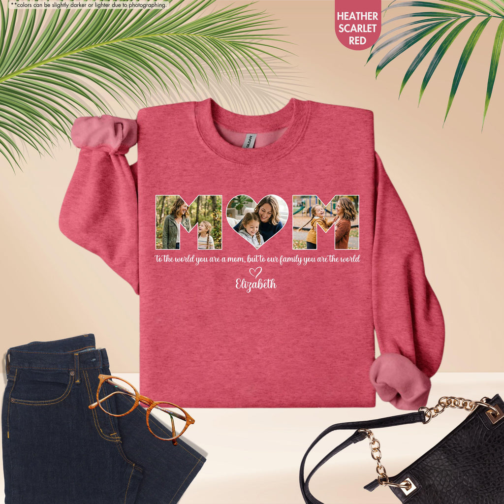 Personalized Mom Sweatshirt, Mom Sweatshirt with Kid Name, Mama Crewneck, Custom Mom Hoodie, Mothers Day Gift, Custom Mom Gift, Mom Sweater