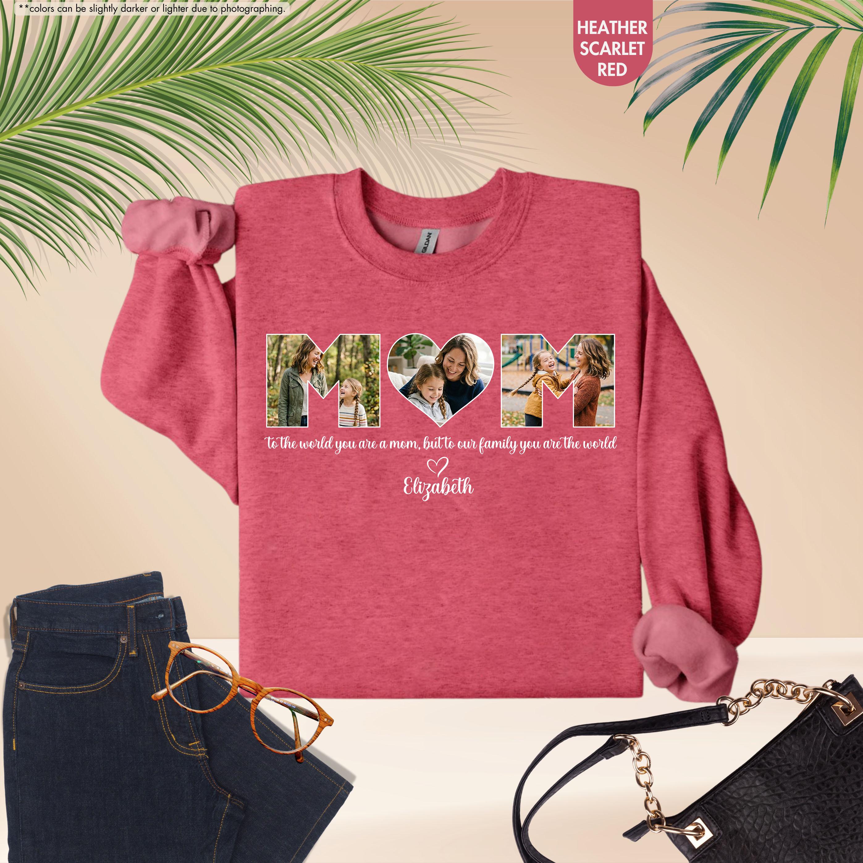 Personalized Mom Sweatshirt, Mom Sweatshirt with Kid Name, Mama Crewneck, Custom Mom Hoodie, Mothers Day Gift, Custom Mom Gift, Mom Sweater