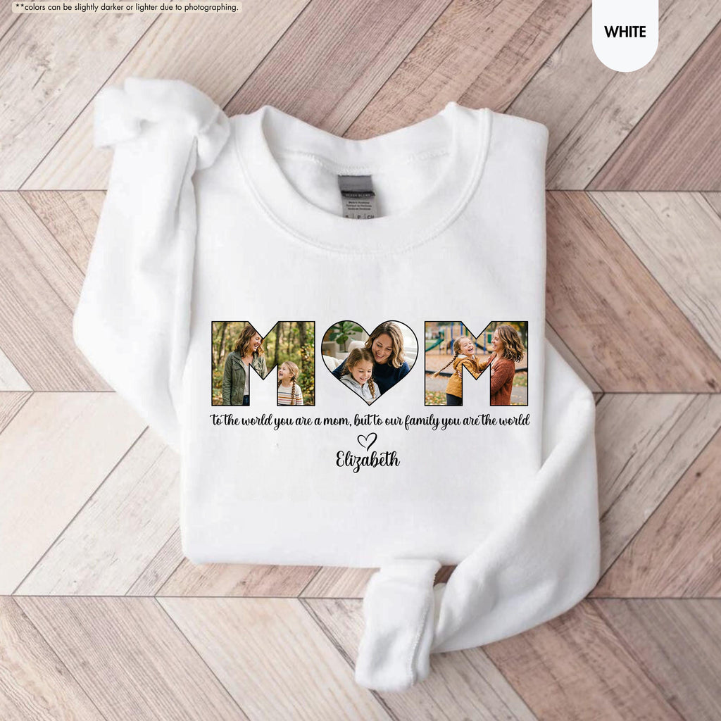 Personalized Mom Sweatshirt, Mom Sweatshirt with Kid Name, Mama Crewneck, Custom Mom Hoodie, Mothers Day Gift, Custom Mom Gift, Mom Sweater