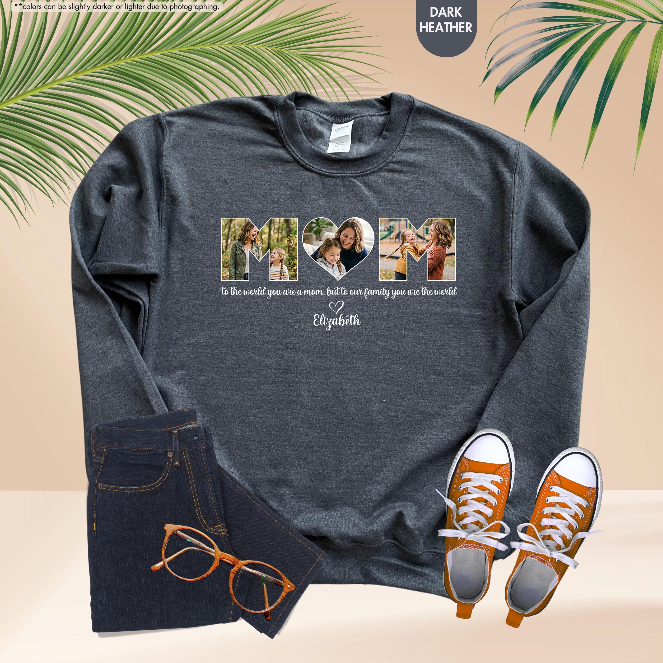 Personalized Mom Sweatshirt, Mom Sweatshirt with Kid Name, Mama Crewneck, Custom Mom Hoodie, Mothers Day Gift, Custom Mom Gift, Mom Sweater