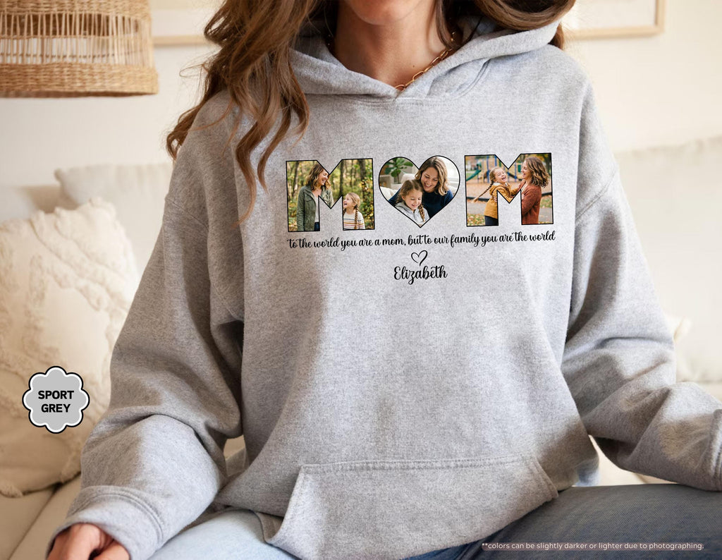 Personalized Mom Sweatshirt, Mom Sweatshirt with Kid Name, Mama Crewneck, Custom Mom Hoodie, Mothers Day Gift, Custom Mom Gift, Mom Sweater