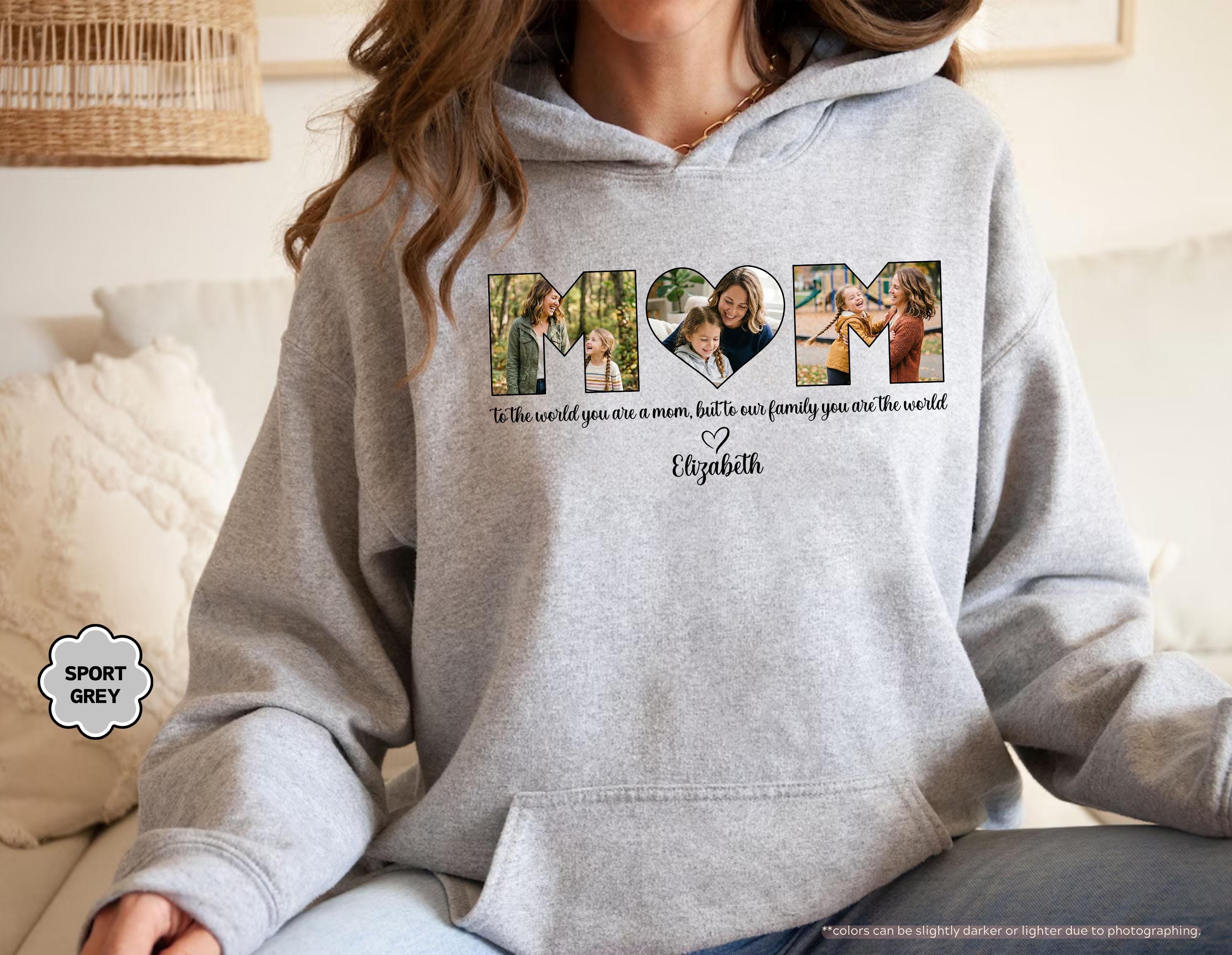 Personalized Mom Sweatshirt, Mom Sweatshirt with Kid Name, Mama Crewneck, Custom Mom Hoodie, Mothers Day Gift, Custom Mom Gift, Mom Sweater