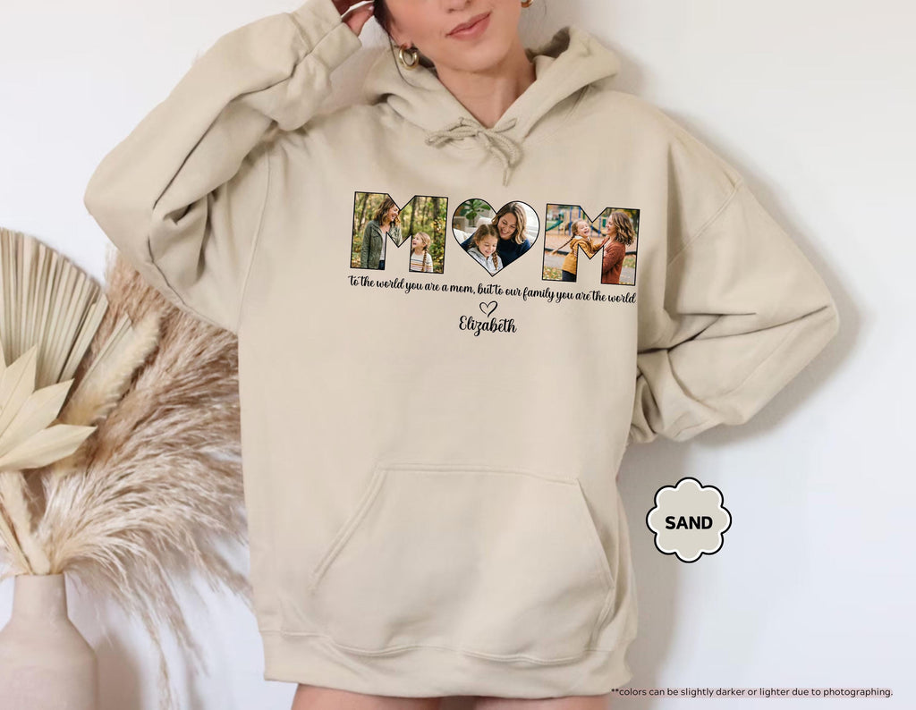 Personalized Mom Sweatshirt, Mom Sweatshirt with Kid Name, Mama Crewneck, Custom Mom Hoodie, Mothers Day Gift, Custom Mom Gift, Mom Sweater
