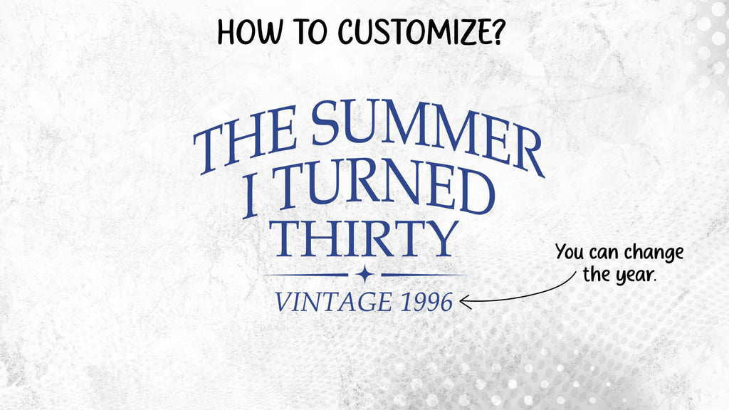 The Summer I Turned Thirty Sweatshirt, 30th Birthday Hoodie, Vintage 1996 Crewneck, 30 Year Old Birthday Sweatshirt, Dirty 30 Gift Hoodie