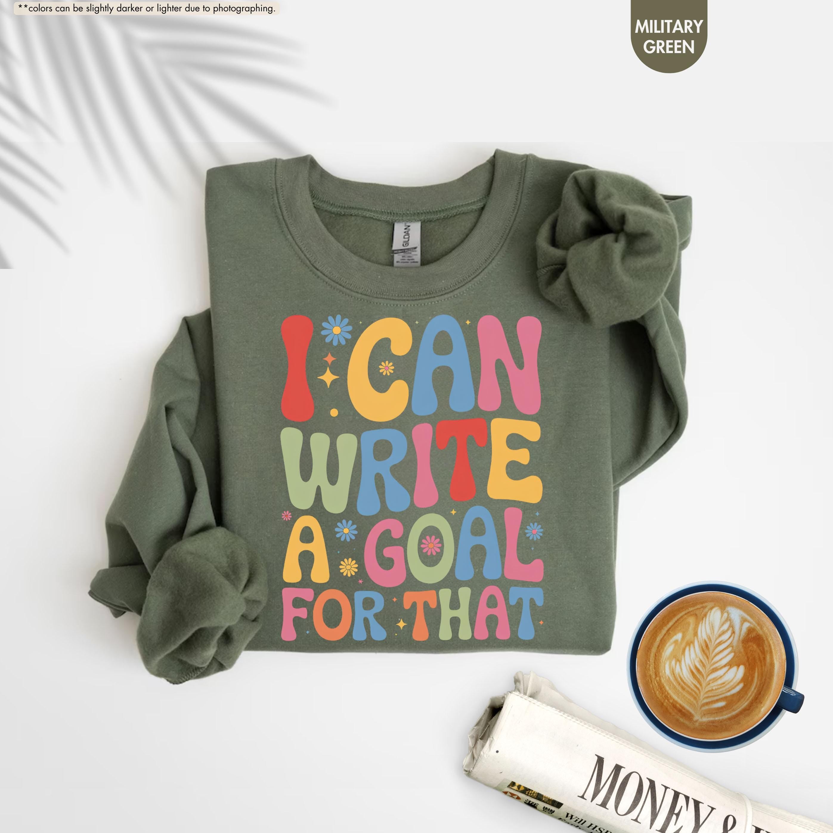 I Can Write A Goal For That Sweatshirt, Back To School Special Ed Teacher Gift, Groovy Sped Team Hoodie, IEP Goals Speech Therapist Crewneck